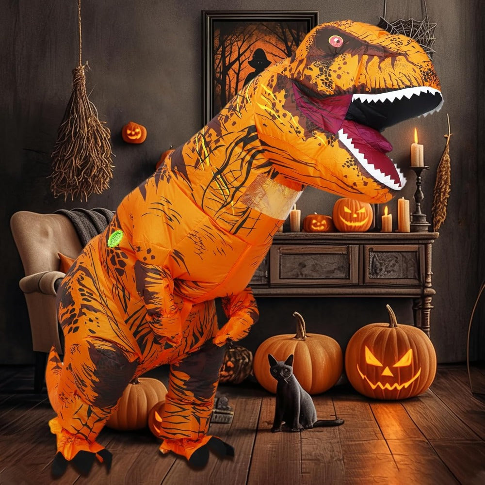 Inflatable Dinosaur Costume Adult Trex Costume Adult Blow up T-Rex Costume Halloween Costumes for Women