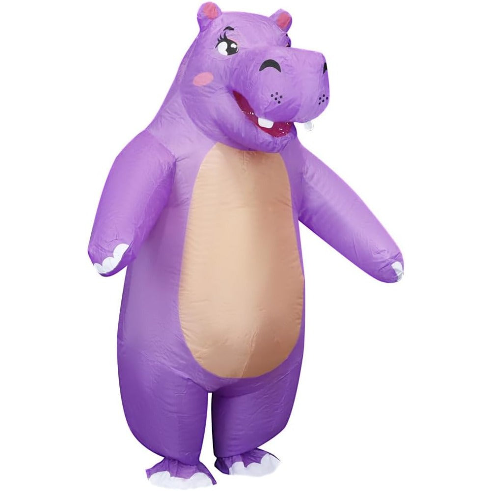 Inflatable Hippo Costume Adult Halloween Inflatable Costumes Funny inflatable Halloween Costumes (5.0ft-6.2ft to wear)