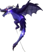 Hängende aufblasbare Feuerdrachen-Deko für Halloween