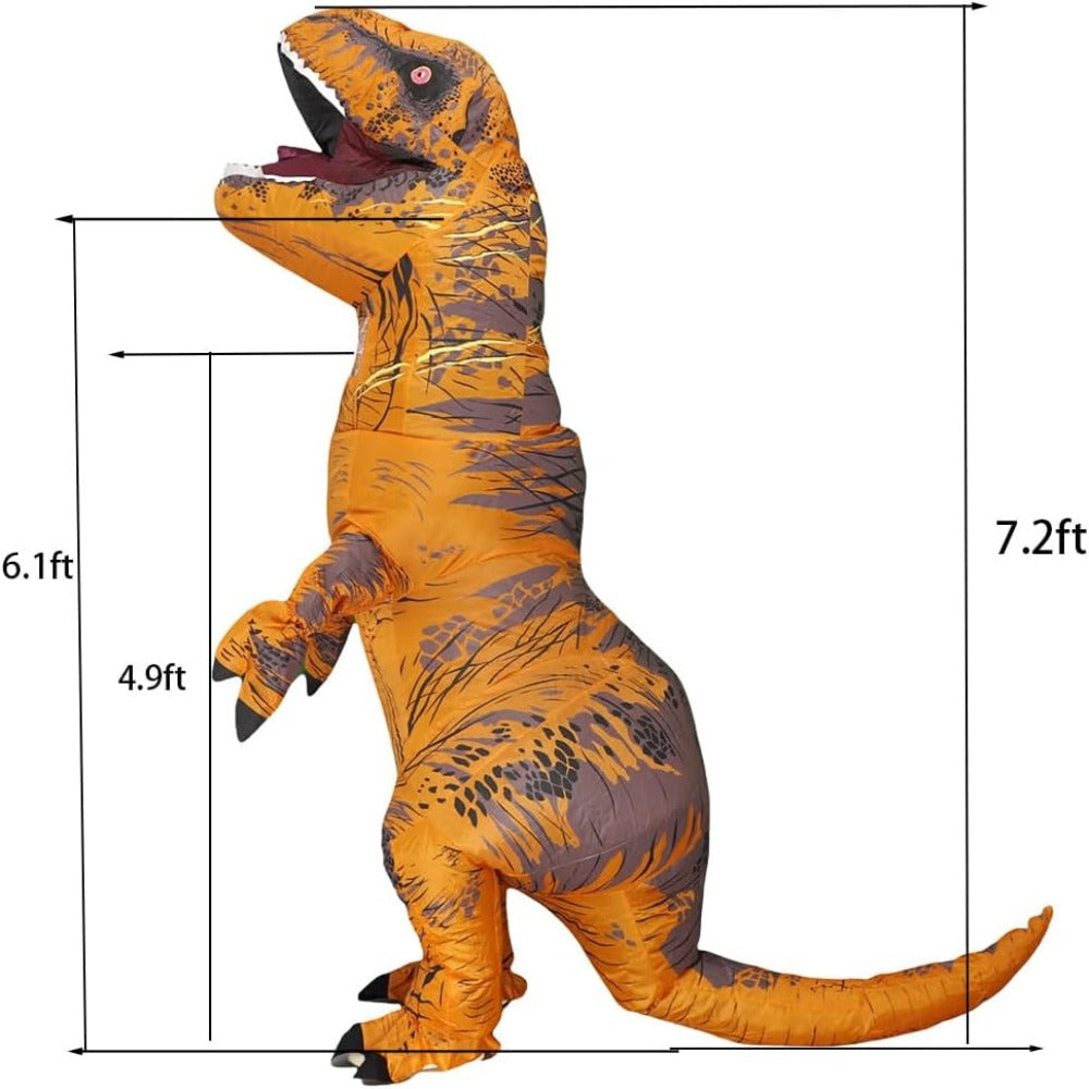 Inflatable Dinosaur Costume Adult Trex Costume Adult Blow up T-Rex Costume Halloween Costumes for Women