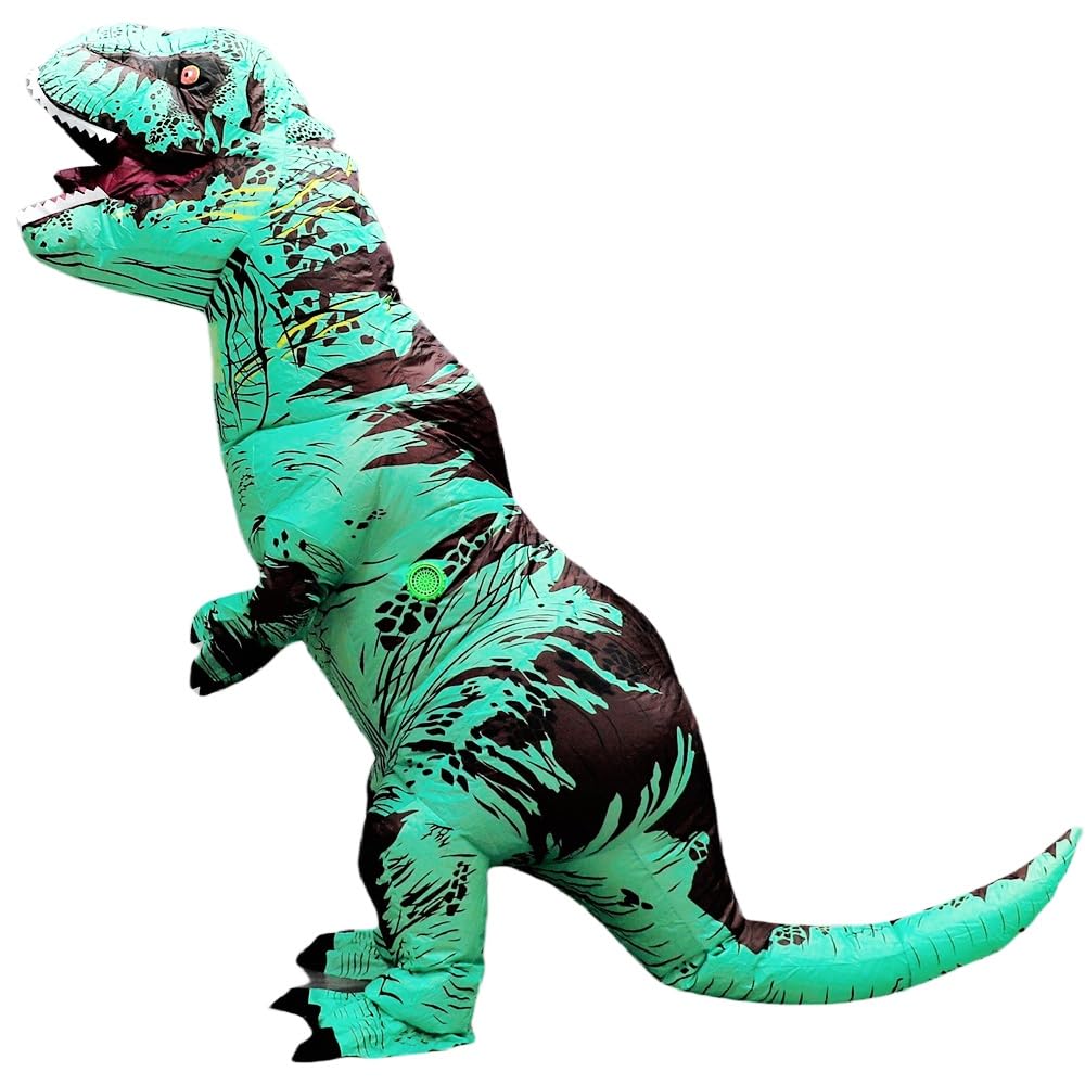 Inflatable Dinosaur Costume Adult Trex Costume Adult Blow up T-Rex Costume Halloween Costumes for Women