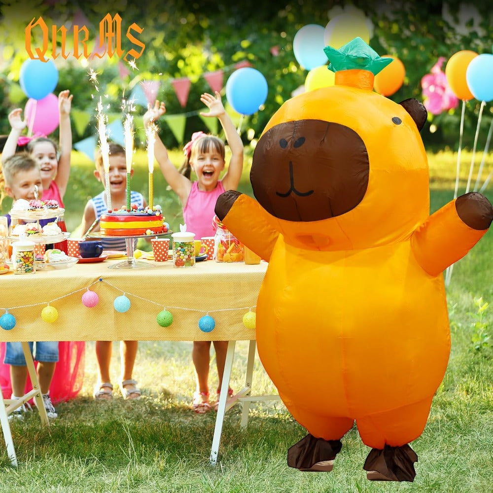 Capybara Inflatable Costume Adult, Funny Inflatable Costumes Blow up Suit Costumes for Adult,Party Cosplay Halloween Costumes