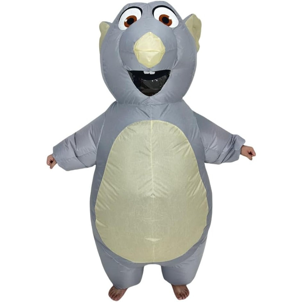 Inflatable Mouse Costume for Adult Blow up Mouse Costume Funny Halloween Party Cosplay Costume Suit
