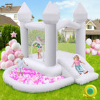 Indoor- & Outdoor-Hüpfburg mit großem Bällebad für Hochzeiten und Kindergeburtstage