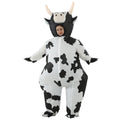 Inflatable Cow Costume, Funny Blow Up Animal Suit for Adults, Halloween Cosplay Outfit for Party, Parade, Carnival, Festival Dress Up