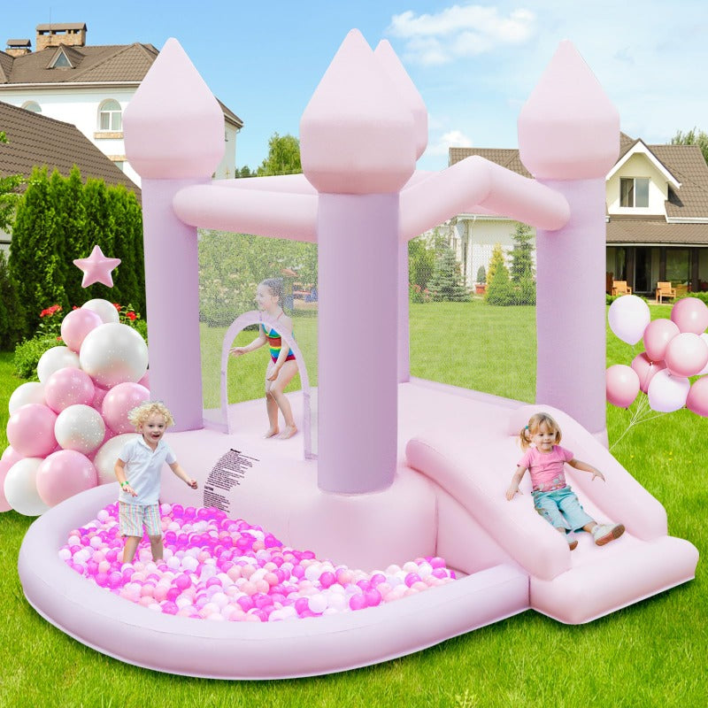 Indoor- & Outdoor-Hüpfburg mit großem Bällebad für Hochzeiten und Kindergeburtstage