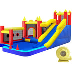 Bounce House, Inflatable Bouncer with Air Blower for Kids 3-10