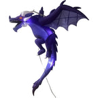Hängende aufblasbare Feuerdrachen-Deko für Halloween