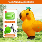 Aufblasbares Capybara-Kostüm für Erwachsene, lustiges aufblasbares Kostüm zum Aufblasen für Erwachsene, Party-Cosplay-Halloween-Kostüm