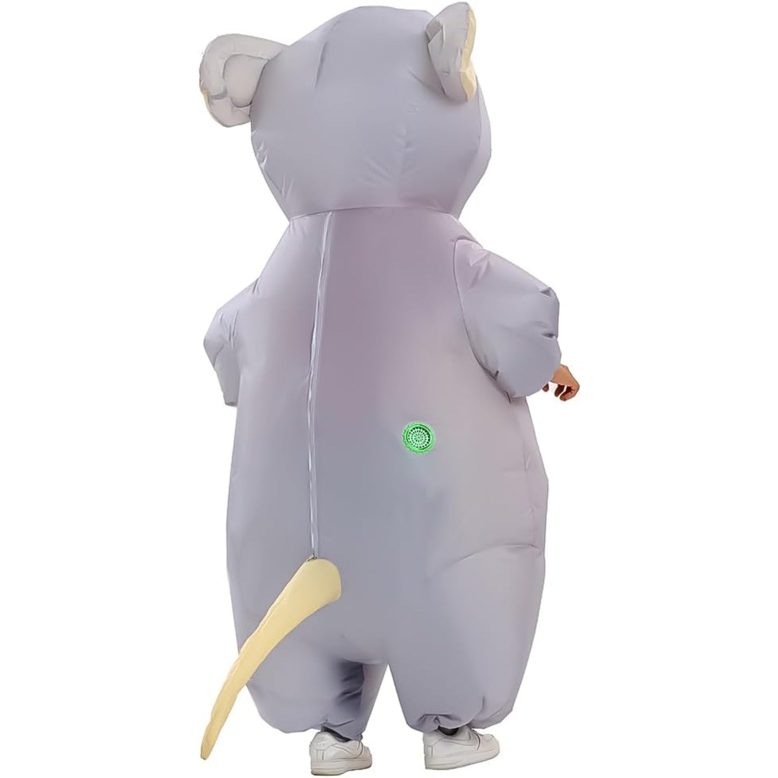Inflatable Mouse Costume for Adults, Funny Blow Up Animal Suit for Halloween, Cosplay, Party, Parade, Carnival Dress Up Outfit