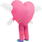 Inflatable Love Heart Costume with Wings for Adults, Funny Blow Up Angel Wing Love Costume for Valentine's Day, Proposal,Party to express LOVE